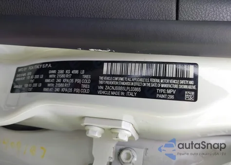 2020 Jeep Renegade Latitude z USA, uszkodzony, nr VIN ZACNJBBB5LPL03865